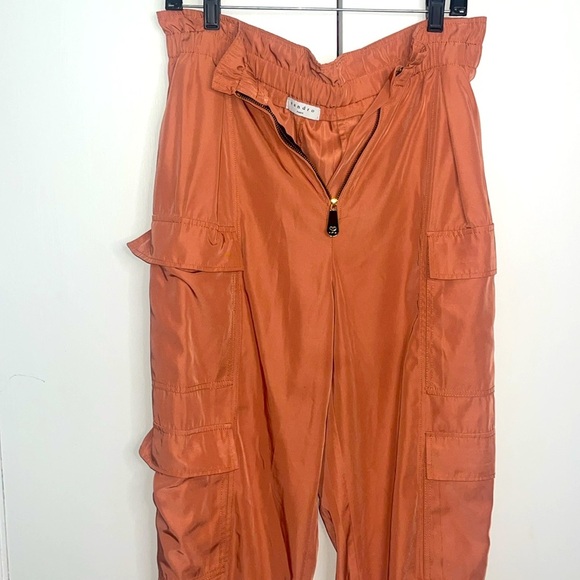 Sandro Lancelot Multi Pocket Terracotta Track Pants - Picture 6 of 9